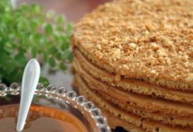 “Honey cake” step-by-step recipe with photos