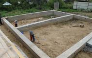How to make a foundation for a garage with your own hands