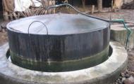 Self-production of biogas