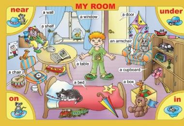 My room story in English